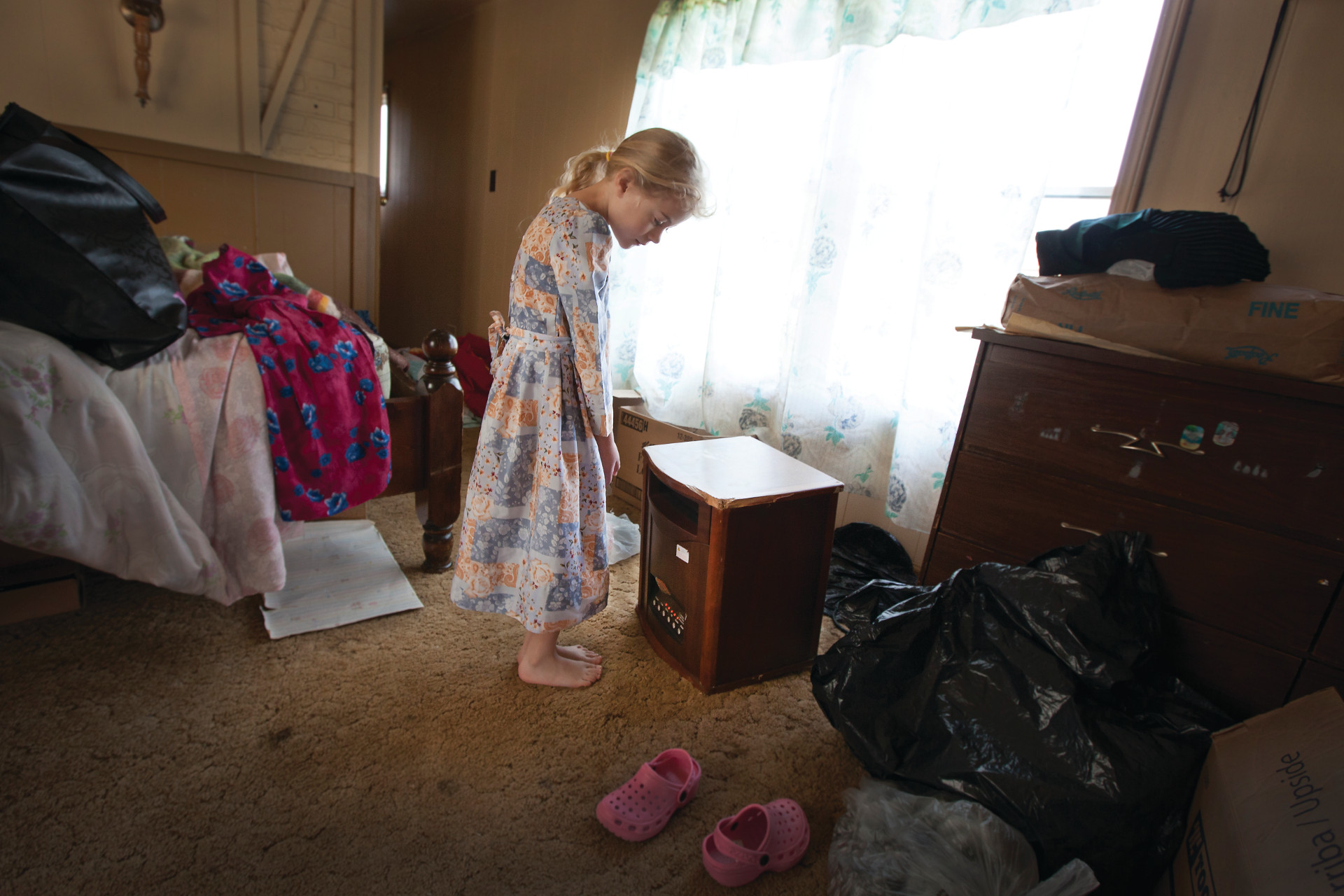 <small>Eva misses the dolls she had to leave behind.</small>