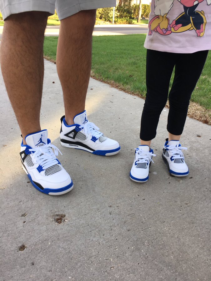 Pulga is sharing his basketball shoe obsession with his daughter Estelle. Photo courtesy of Allan Pulga