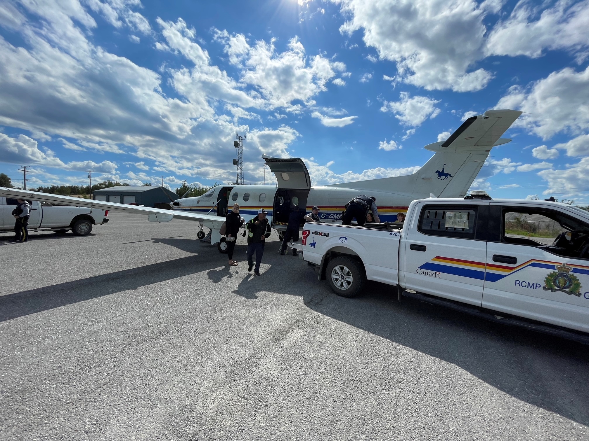 Some northern RCMP detachments are not accessible by road so Arndt flies into some communities like Fond-du-Lac.