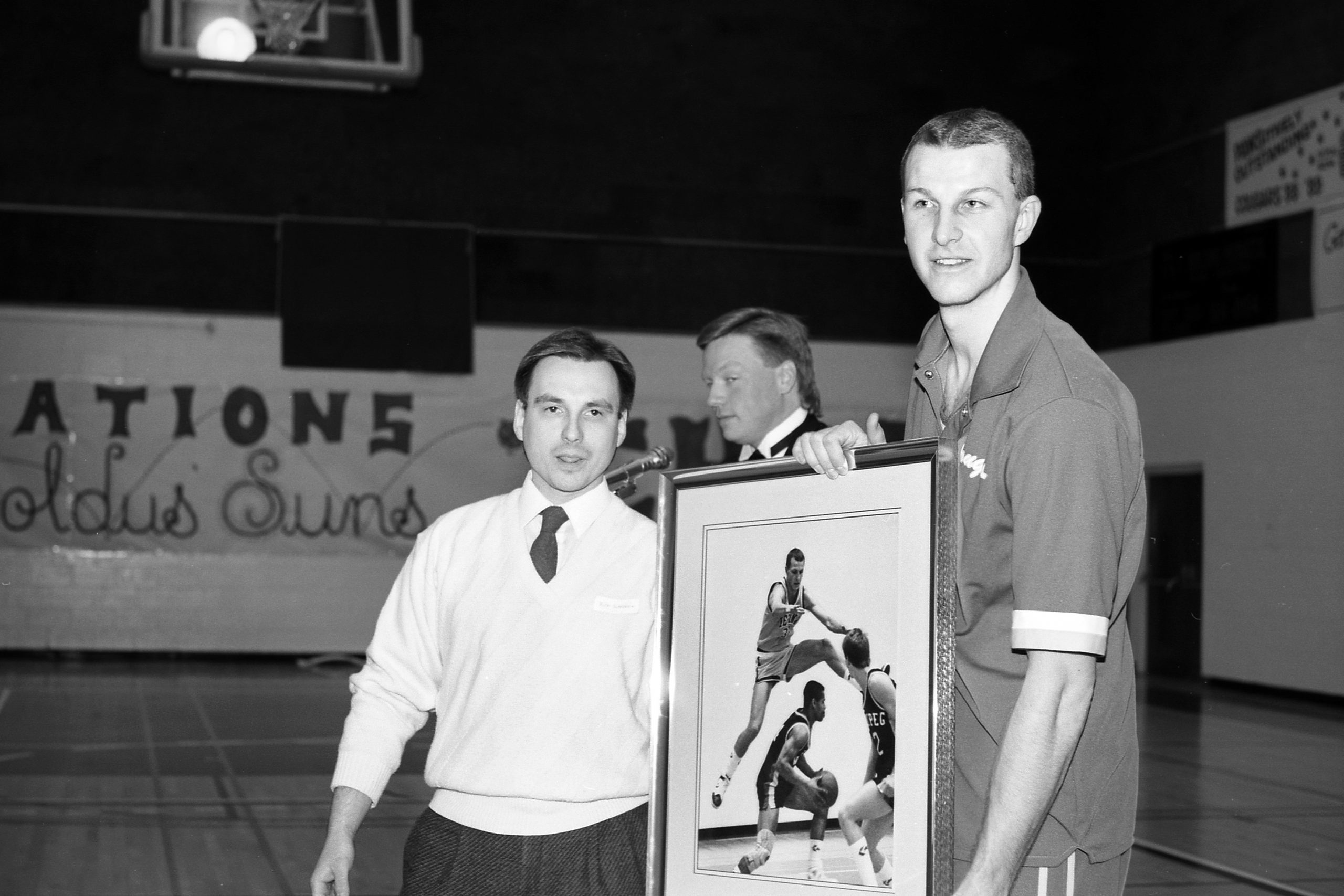 89-019-22 - Biegler Chris Biegler BA'89, BASc'96 in the 80s. Photo: University of Regina Athletics