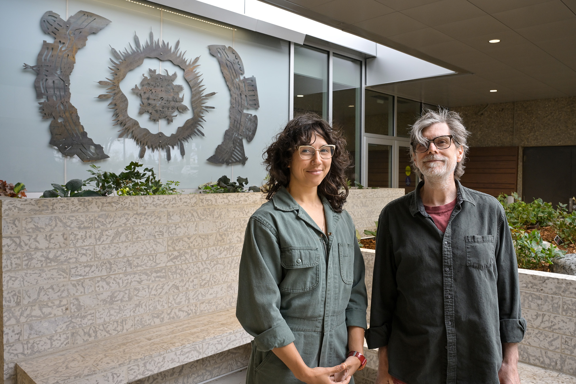 Grace Boyd and Sean Whalley MFA'01 from the Faculty of Media, Art, and Performance.