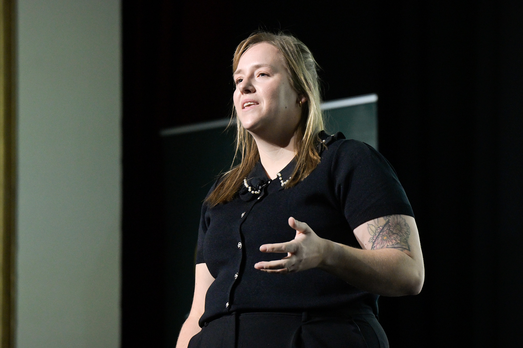 Individual mid-speech