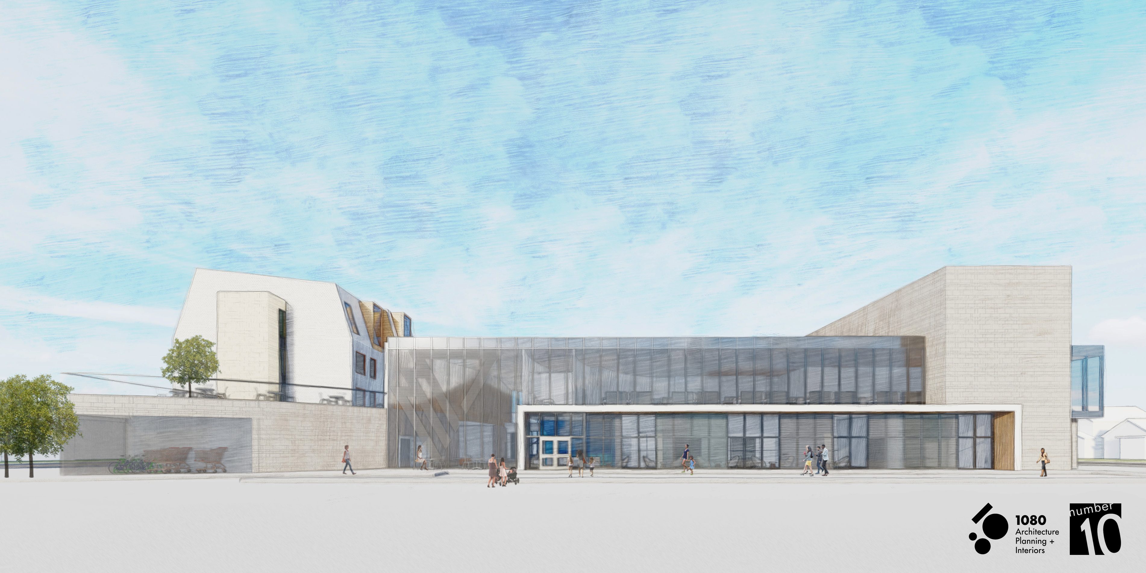 An architectural rendering of the north elevation of the YWCA Regina’s $45 million Centre for Women and Families set for opening in 2022. Courtesy of YWCA Regina