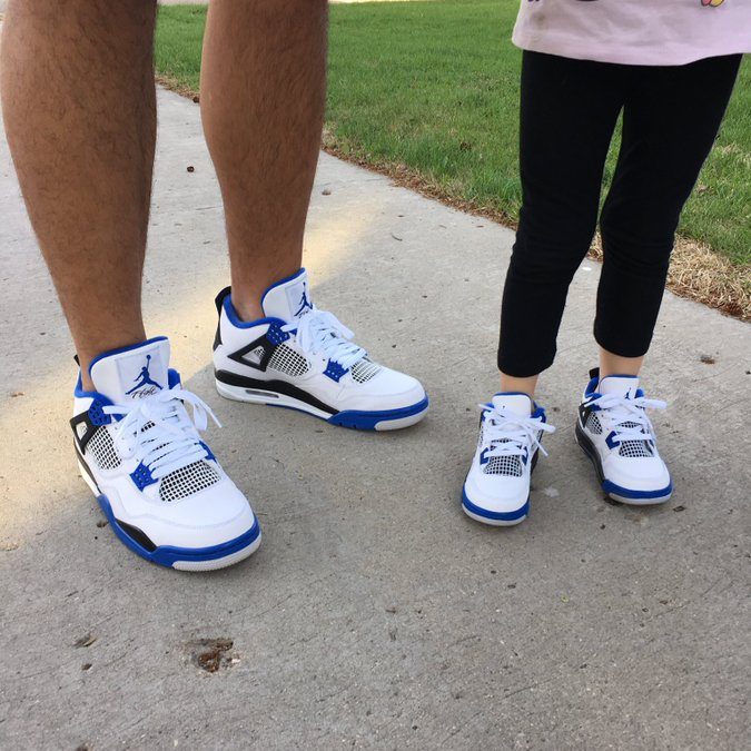 Allan and daughter Pulga is sharing his basketball shoe obsession with his daughter Estelle. Photo courtesy of Allan Pulga