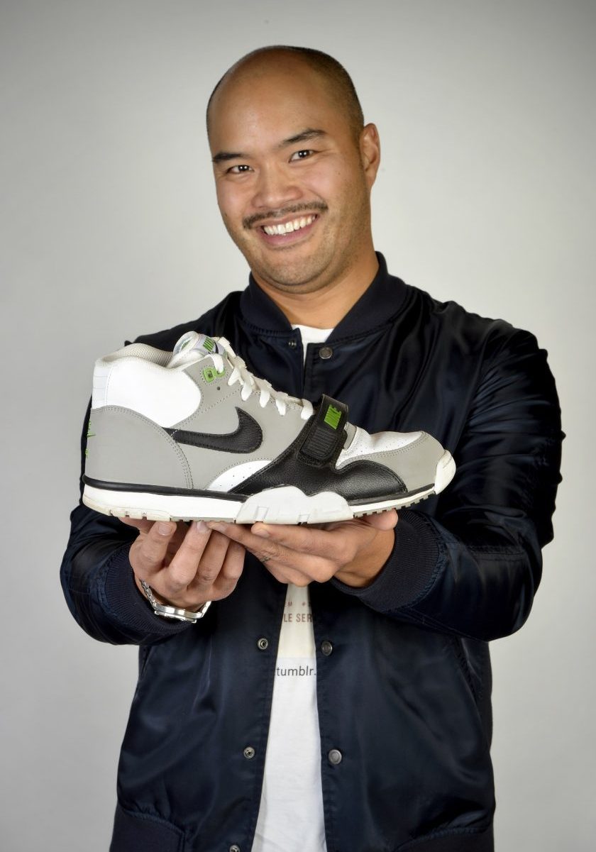 Allan Pulga In Grade 2 Pulga wanted but didn’t get Nike’s 1987 Air Trainer 1 “Chlorophyll.” He was finally able buy a pair when Nike reissued them in 2012. Photo by Trevor Hopkin